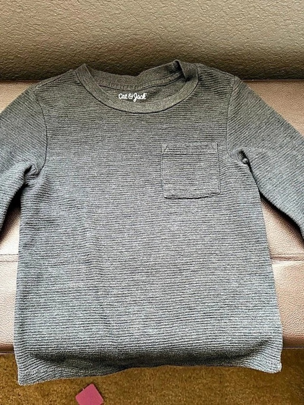 Cat & Jack Gray Long Sleeve Sweater Size 4T Like New